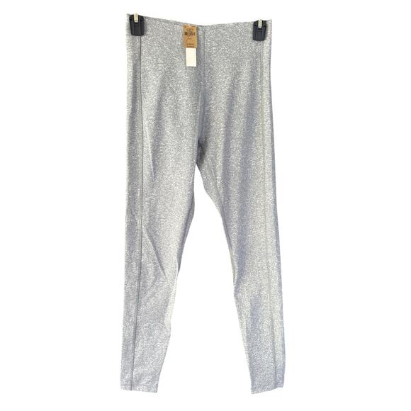PINK Victoria’s Secret Grey Speckled Heathered Leggings NWT Small - Picture 1 of 6
